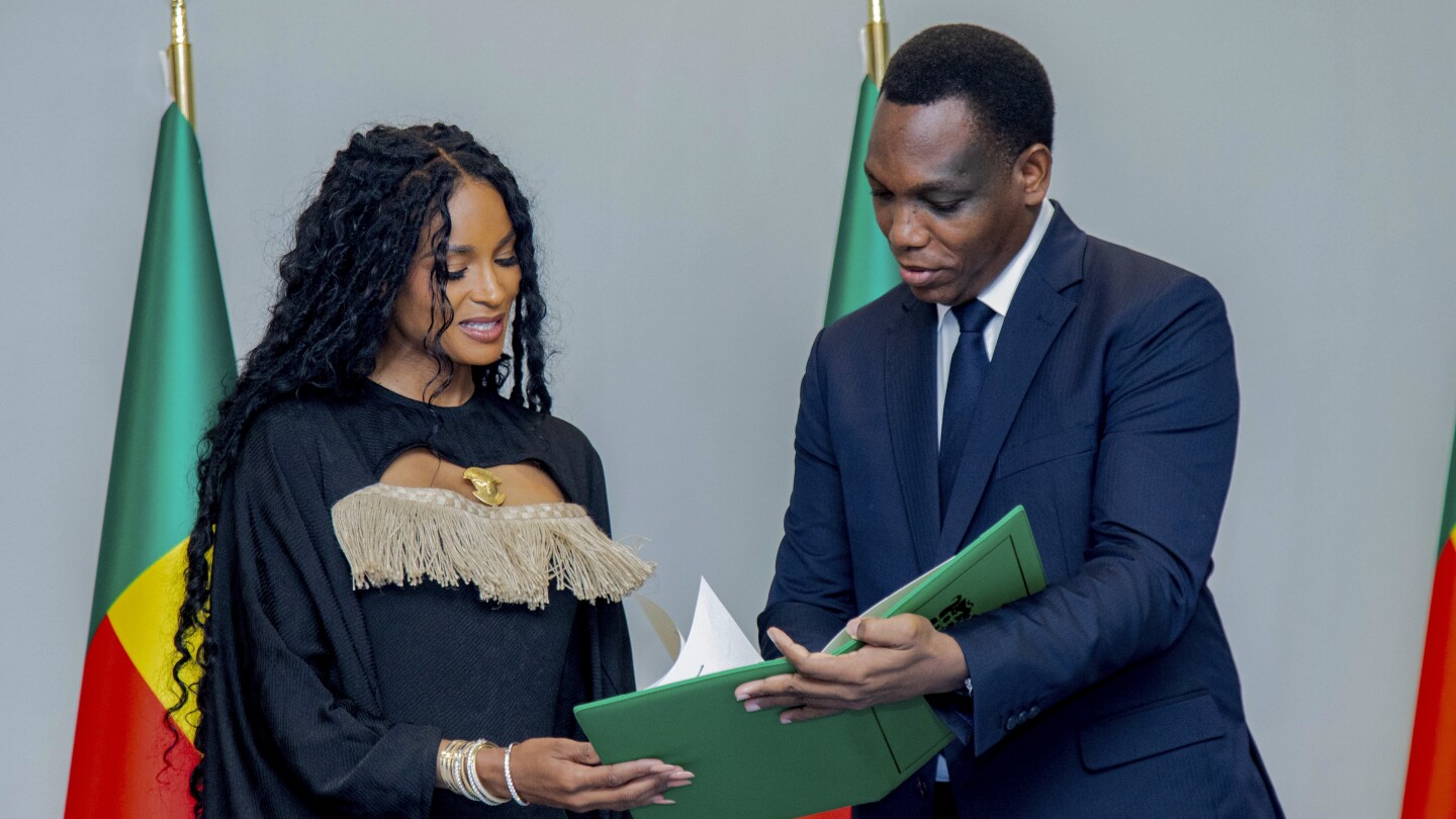 Grammy winner Ciara gains Benin citizenship, honoring enslaved ancestors