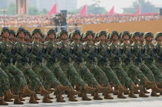 Soldiers marching