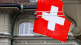 The Swiss National Bank (SNB) in Bern, Switzerland, on Thursday, Dec. 12, 2024.
