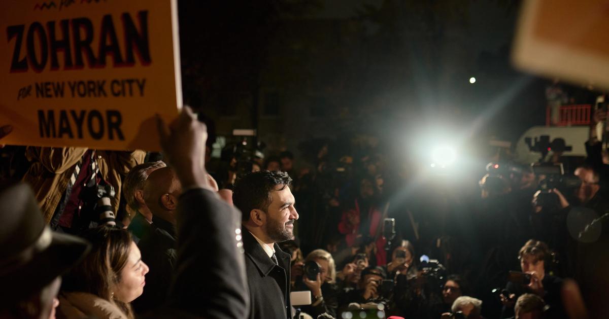 “Turn the volume up”: New York City’s mayor-elect calls out Trump